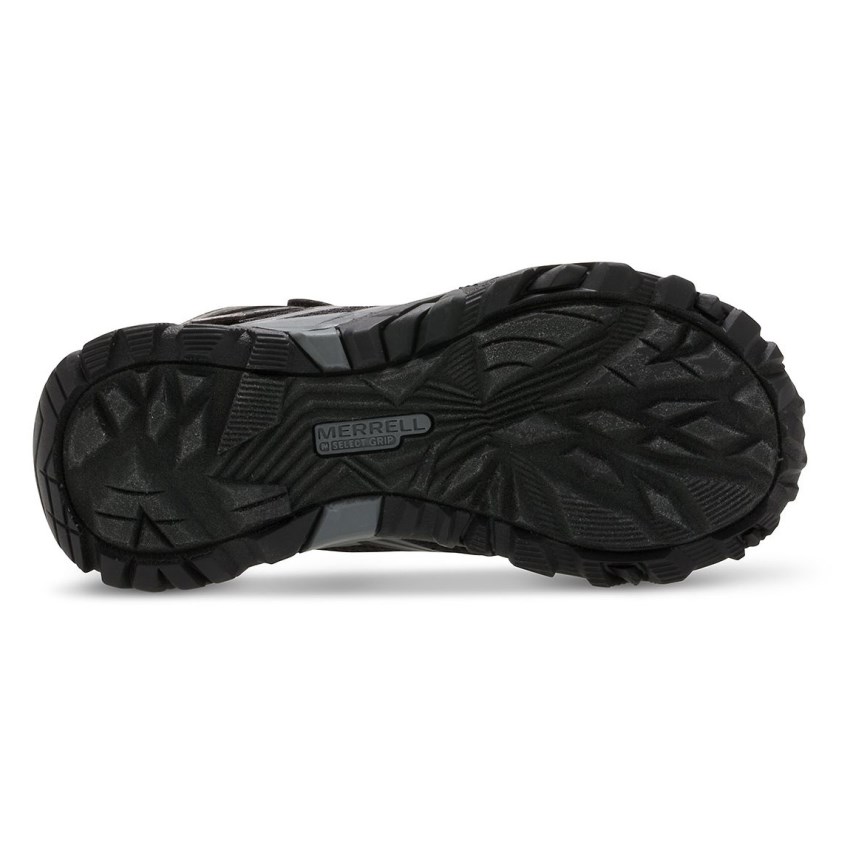 Bottes Merrell Moab FST Mid A/C Waterproof Noir Enfant | C.A.UJQZ